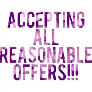 All reasonable offers welcome!